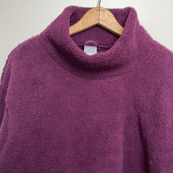 Serra Ladies Sherpa Fleece Pullover Cozy 2 side pockets Size L (12-14) Aldi - Picture 3 of 6
